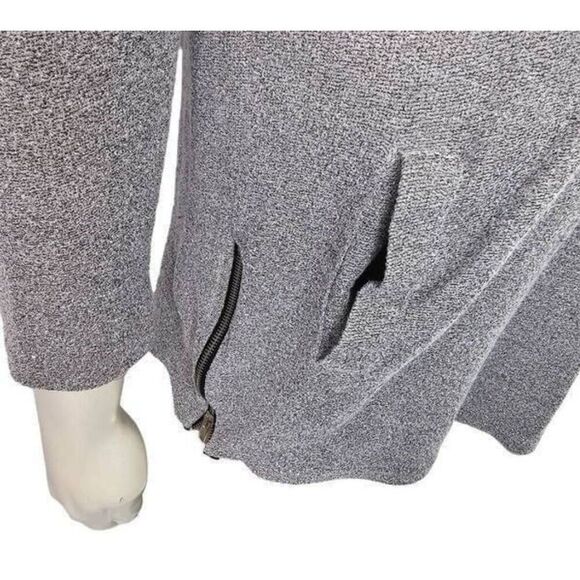 PacSun Men’s M Gray Casual Hoodie Lightweight Sweater Zip Sides Pocket Pullover - Picture 4 of 6